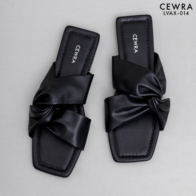 DÉP TRỆT NỮ CEWRA QUAI XOẮN CHẤT LIỆU DA NHÂN TẠO SIÊU ÊM