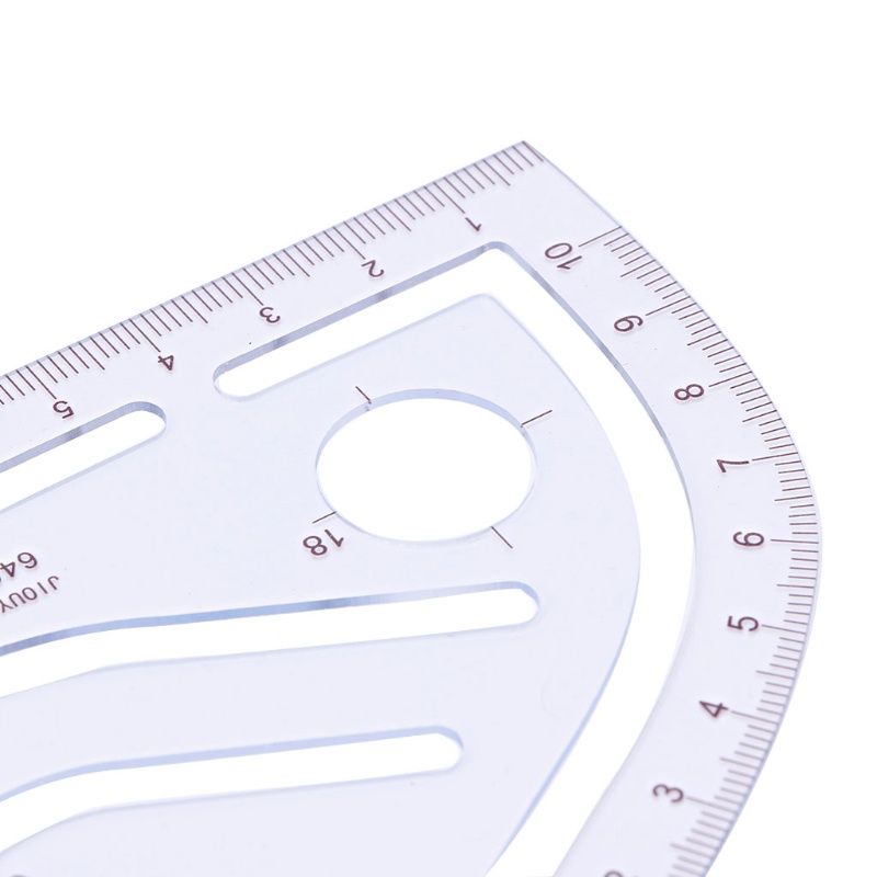 Thước Nhựa Hình Vuông Chuyên Dụng Cho Thợ May DIY