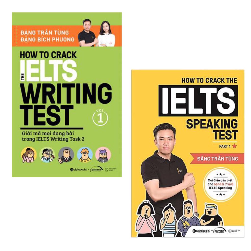 Sách - Bộ Sách How To Crack The Lelts Speaking - Writing Test - Vol1 [AlphaBooks]