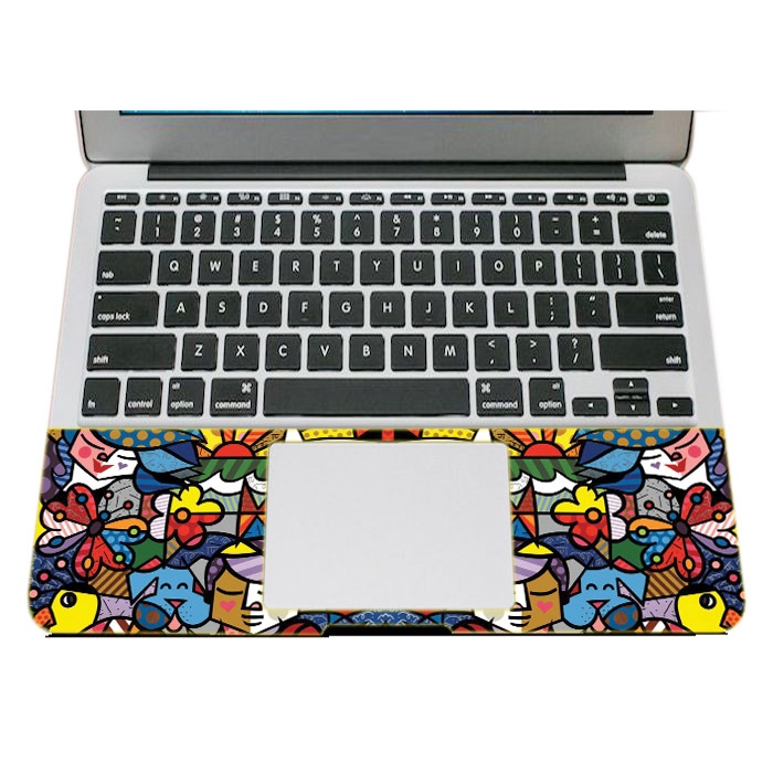 Tấm Dán Decal Skin Trang Trí Laptop Hoa Văn LTHV - 558