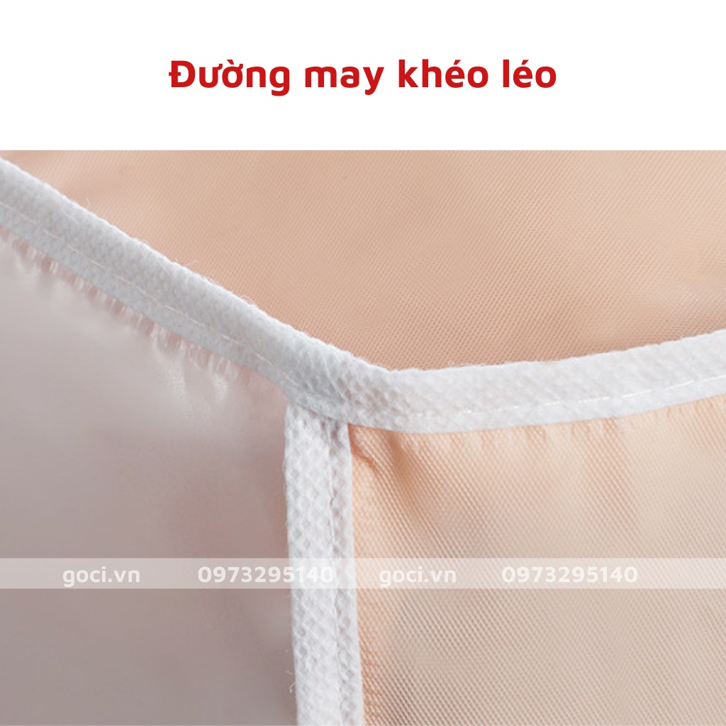 Hộp vải đựng quần áo chăn mền đa năng 72l có quai xách chống thấm nước nắp khóa kéo dung tích