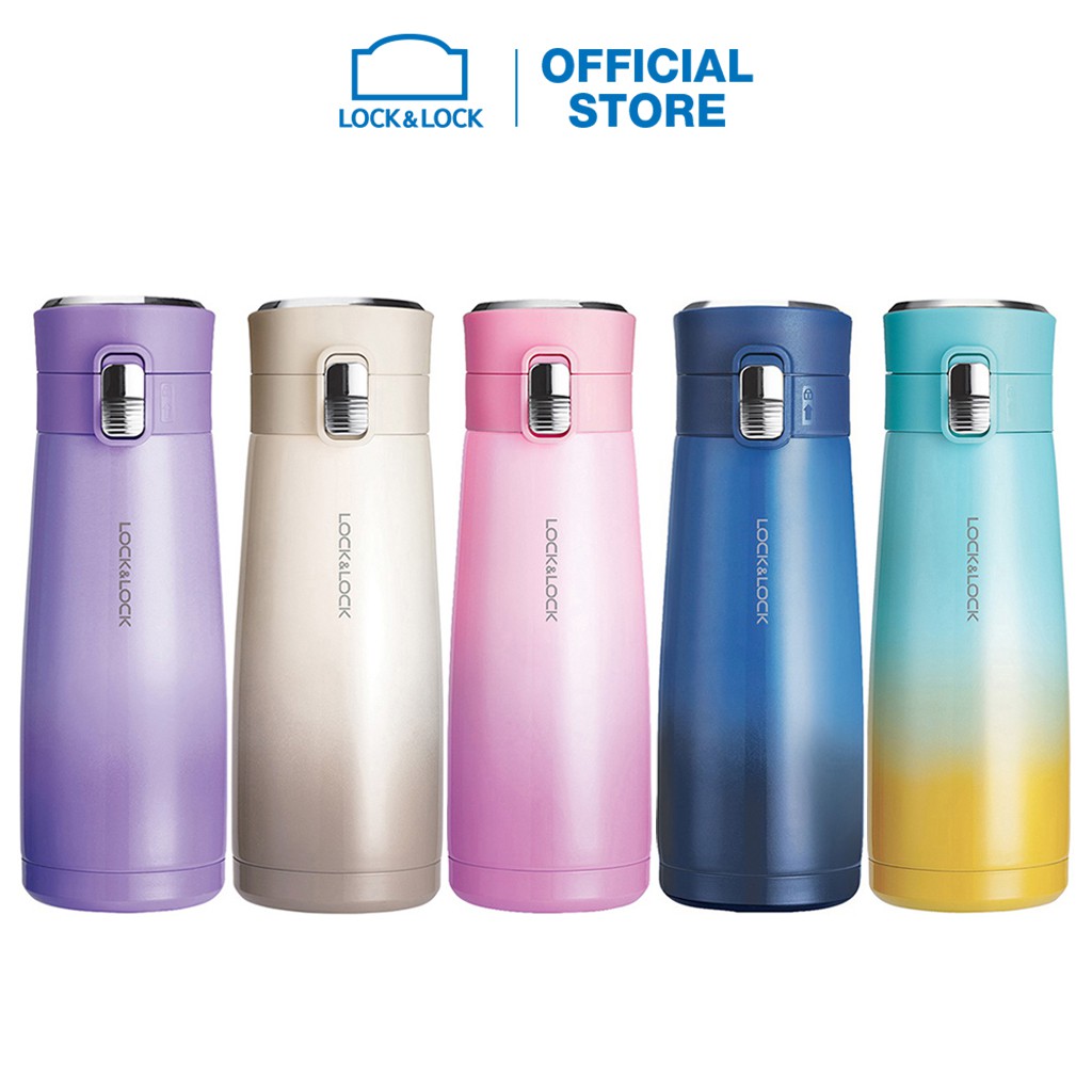 [Mã LIFEHL3 giảm 8% đơn 250K] Bình giữ nhiệt Holiday Sunset I.d Tumbler 450ml Lock&Lock - LHC3245 (5 màu)