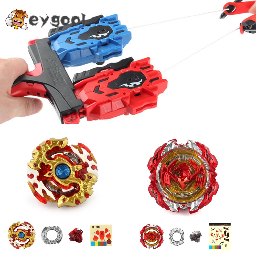 Set 5 Con Quay Đồ Chơi Beyblade Burst B100 Spriggan Requiem.0.Tay Cầm Phóng Phượng Hoàng Zt +B117 REVIVE