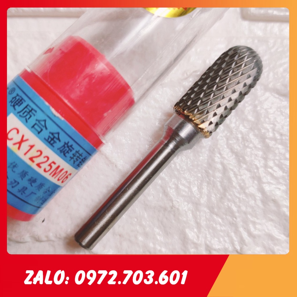 Mũi mài hợp kim hình trụ tròn CX 12mm, người thợ dùng phay, điêu khắc gỗ, nhôm, đồng, hợp ki (SS6981) [GIÁ TỐT