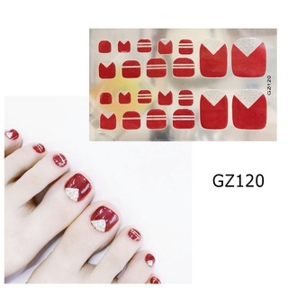 Miếng dán móng chân - Nail Wraps (22 miếng dán khô)