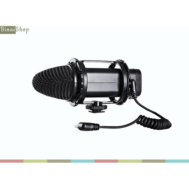 [Mã ELHACE giảm 4% đơn 300K] Microphone condenser cho máy ảnh Boya BY-V02
