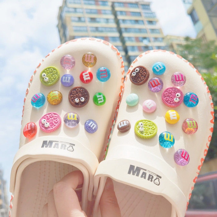 sticker dép crocsPhụ kiện dán trang trí giày dép diy dễ thương