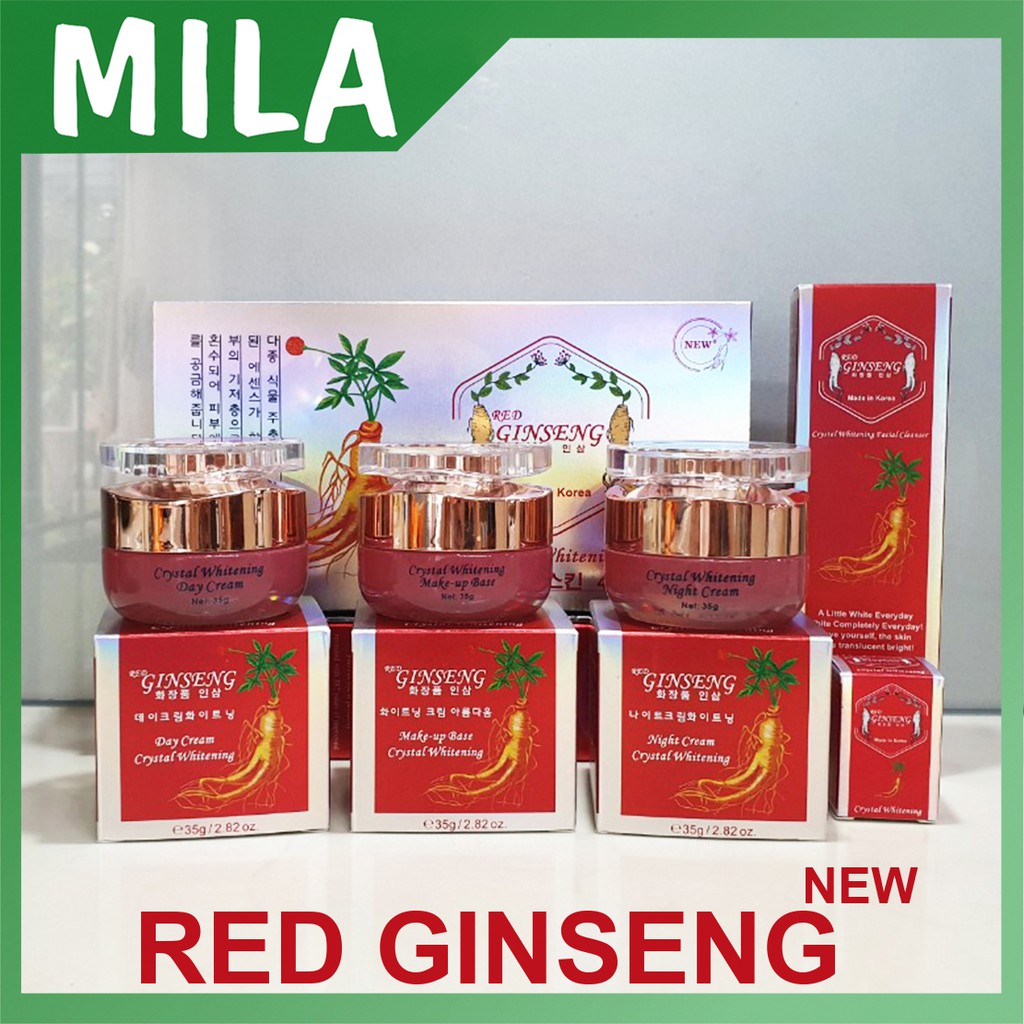 [SIÊU SALE] Mỹ phẩm Hồng Sâm Red Ginseng, làm sạch nám tàn nhang và dưỡng trắng da nhân sâm, kem sâm, mỹ phẩm Ginseng.