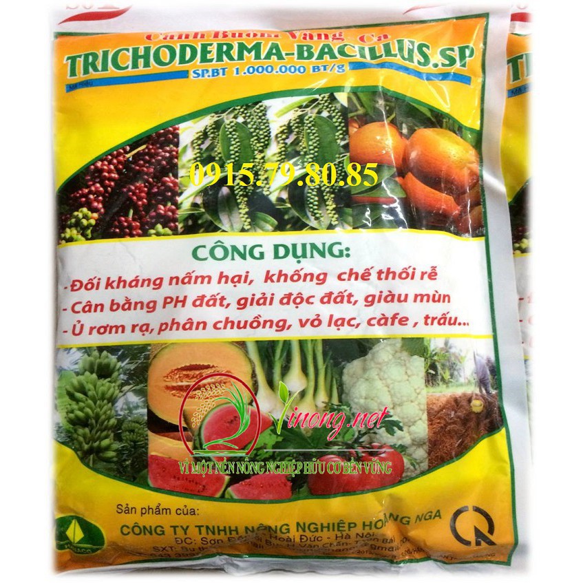 [SIEURE] [siêu rẻ] NẤM ĐỐI KHÁNG TRICHODERMA-BACILLUS.SP GÓI 1KG [shop yêu thích] hàng đẹp, phân phối chuyên nghiệp.