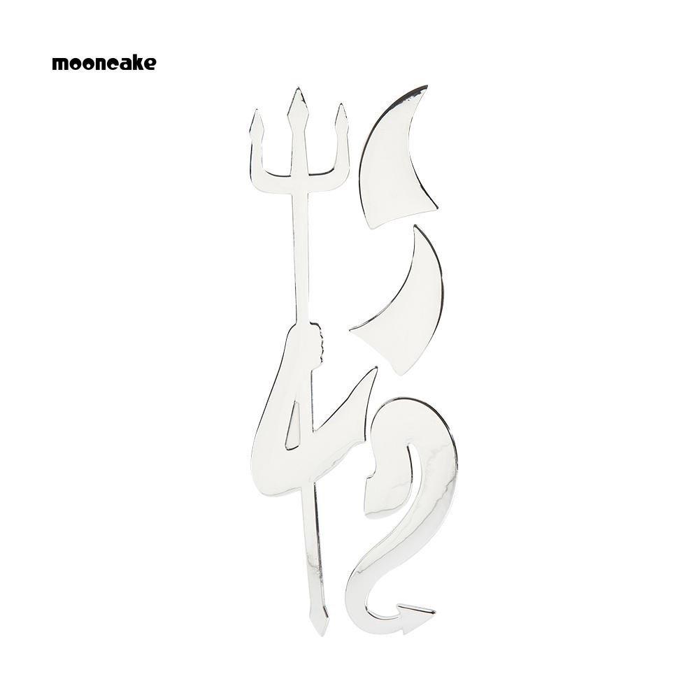 ☼Bánh Trung Thu☼Decal DáN Trang Trí HìNh QuáI VậT 3D Vui NhộN Cho Xe Hơi