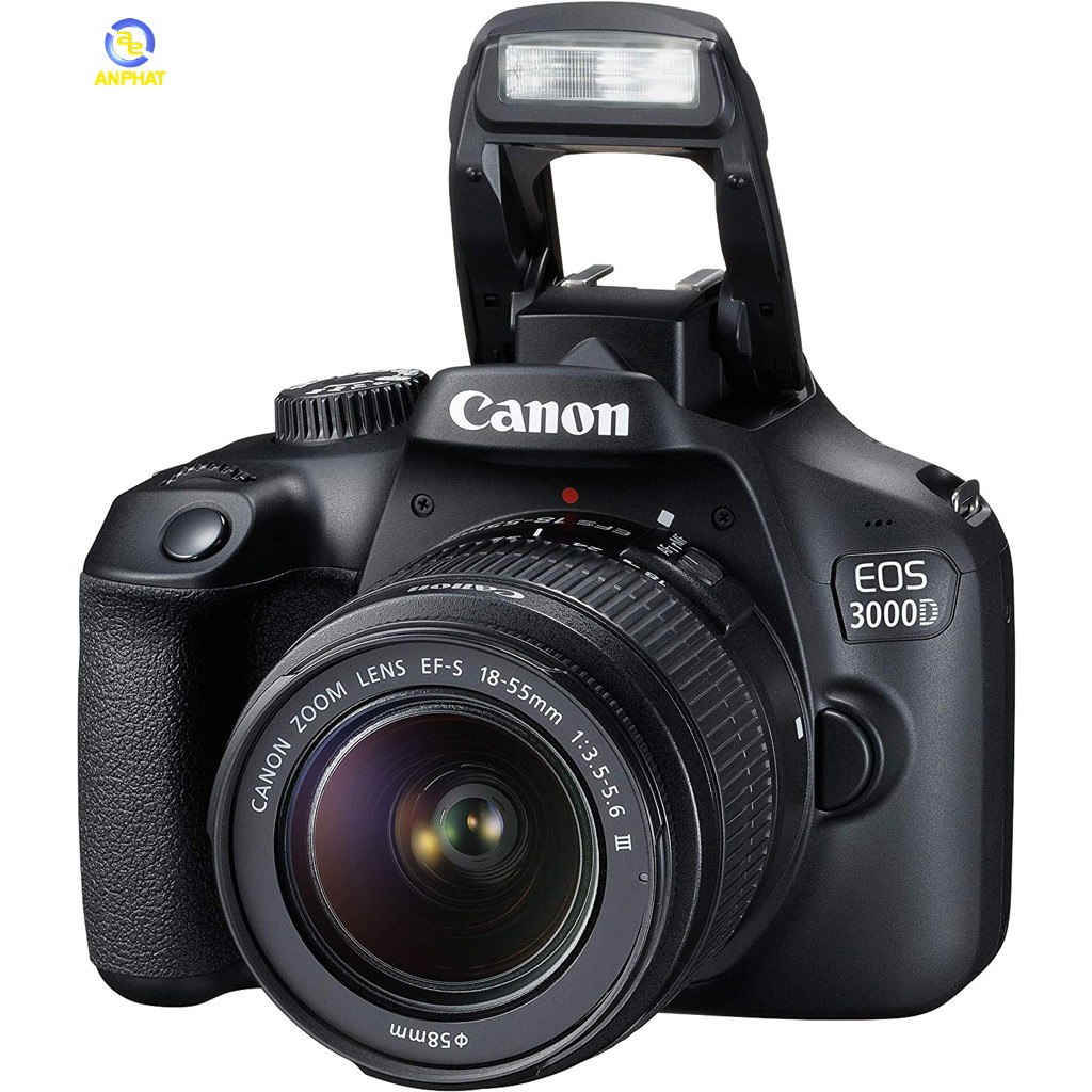 Máy Ảnh Canon EOS 3000D KIT 18-55mm F3.5-5.6 III Chính Hãng Kèm Túi - Thẻ Nhớ 16GB