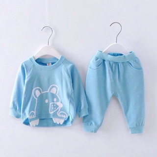Set bộ áo gấu cho bé gái