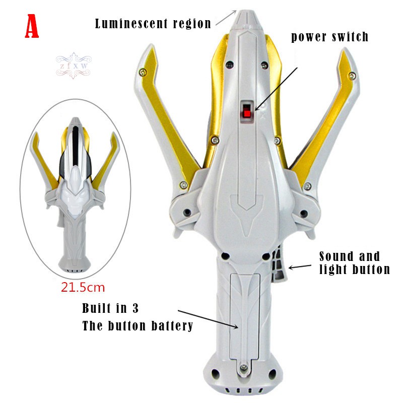 Đồ chơi gậy phát sáng đèn thần biến hình siêu nhân điện quang dành cho bé trai