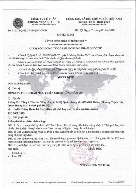 [HOT ]TĂNG ĐÔNG Y HỒNG SÂM QM [hàng chính hãng ]-Thuốc Cho Người gầy | BigBuy360 - bigbuy360.vn