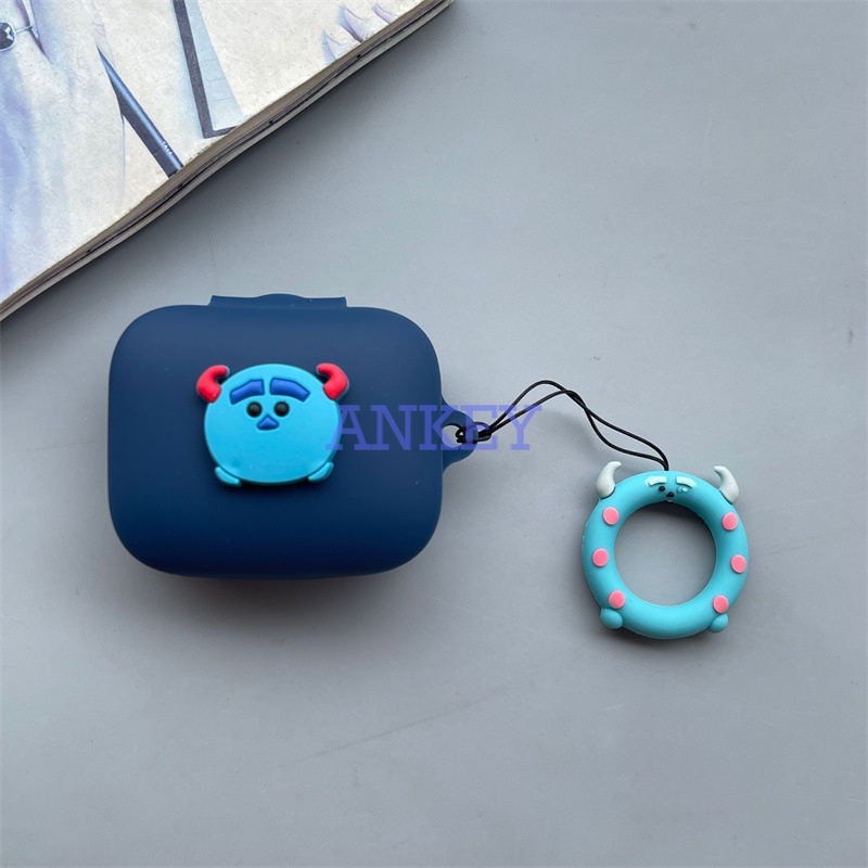 SONY Linkbuds WF-L900 S LS900N Vỏ Bảo Vệ Hộp Sạc Tai Nghe Bằng Silicon Mềm Chống Sốc Hình Quả Bơ Dễ Thương Kèm Móc