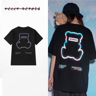 [SẴN] Áo thun tay ngắn 6518 form rộng dành cho nam và nữ Nelly Heybig HEYBEAR