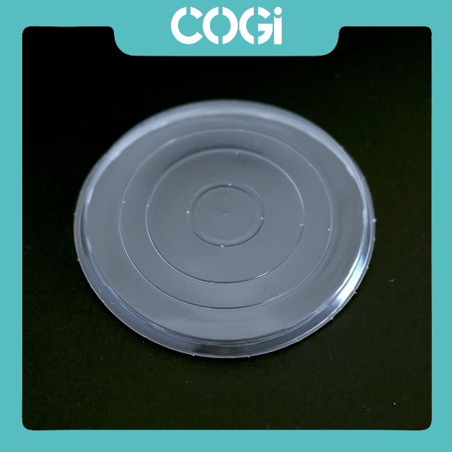 50 ly giấy nhỏ cốc giấy sampling 3oz ~ 80ml cogi đựng mẫu thử, gia vị, sốt - kèm nắp băng