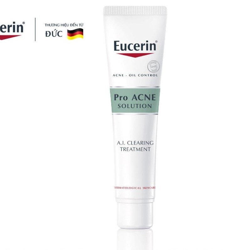 Kem giảm mụn và nhờn Eucerin Proacne AI Clearing treatment 40ml