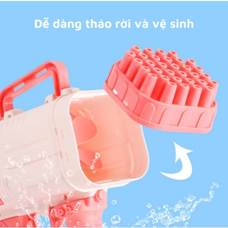 Súng Bắn Bong Bóng 32 Nòng Siêu Mạnh