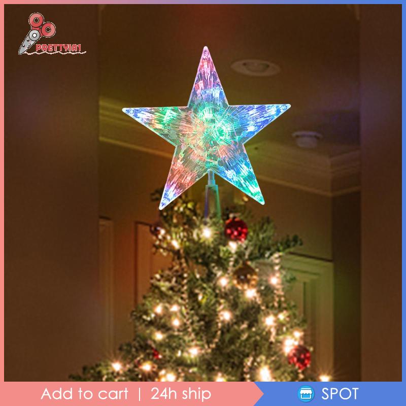 1 Ngôi Sao Trang Trí Cây Thông Noel Có Đèn