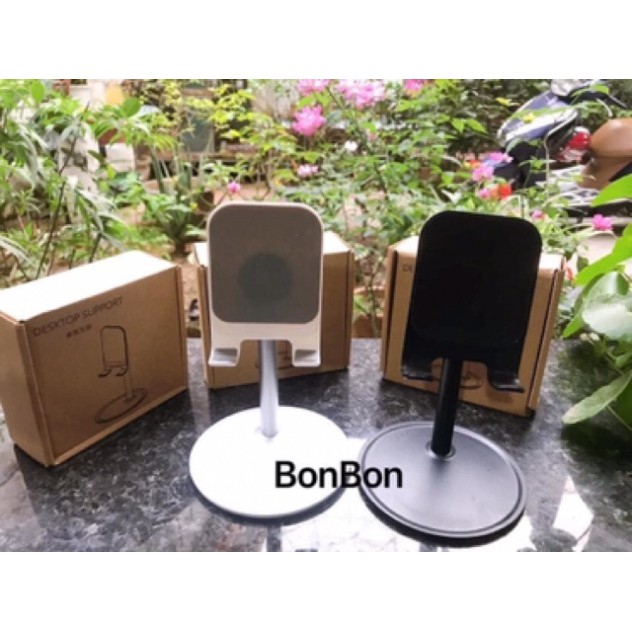 Bộ đế giữ- kẹp điện thoại và máy tính bảng để bàn