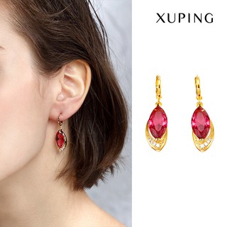 Bông Tai Mạ Vàng 18K Đính Đá Sang Trọng Quý Phái, XPBT05