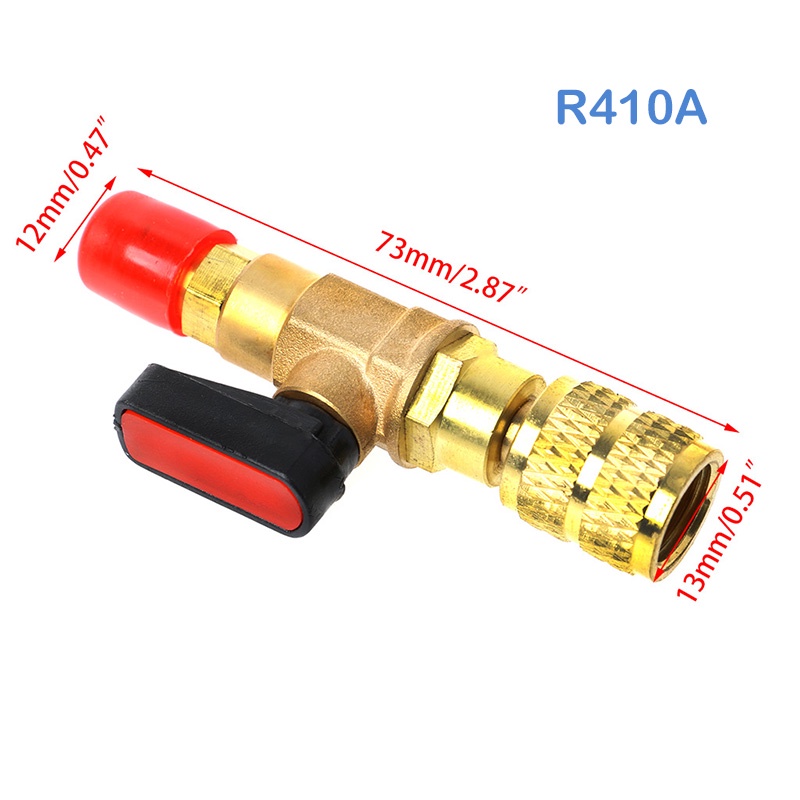 2022 Mới 1 / 4" Đàn Ông Đến 5 / 16" Van Bi Lạnh SAE R410A