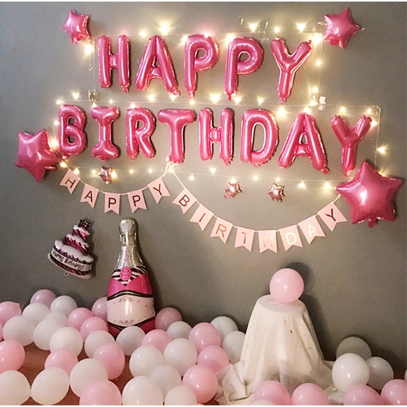 13 Cái Bảng Chữ Cái Chúc Mừng Sinh Nhật Bong Bóng 16 Inch