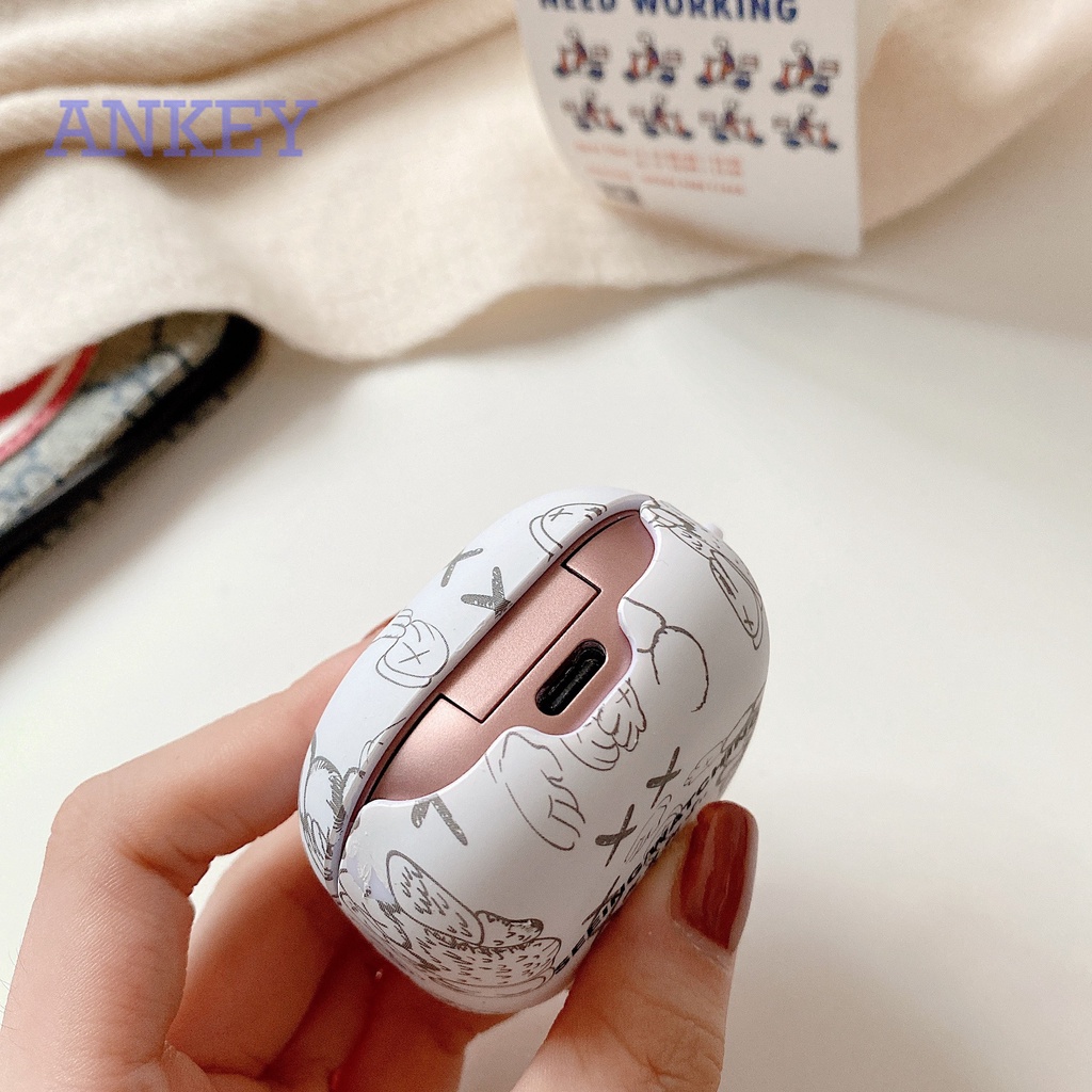 SAMSUNG Buds 2 / Buds Live / Pro KAWS Vỏ Đựng Bảo Vệ Hộp Sạc Tai Nghe Galaxy Buds / Buds Plus / Buds+ case for Airpods 1/2 Kèm Móc
