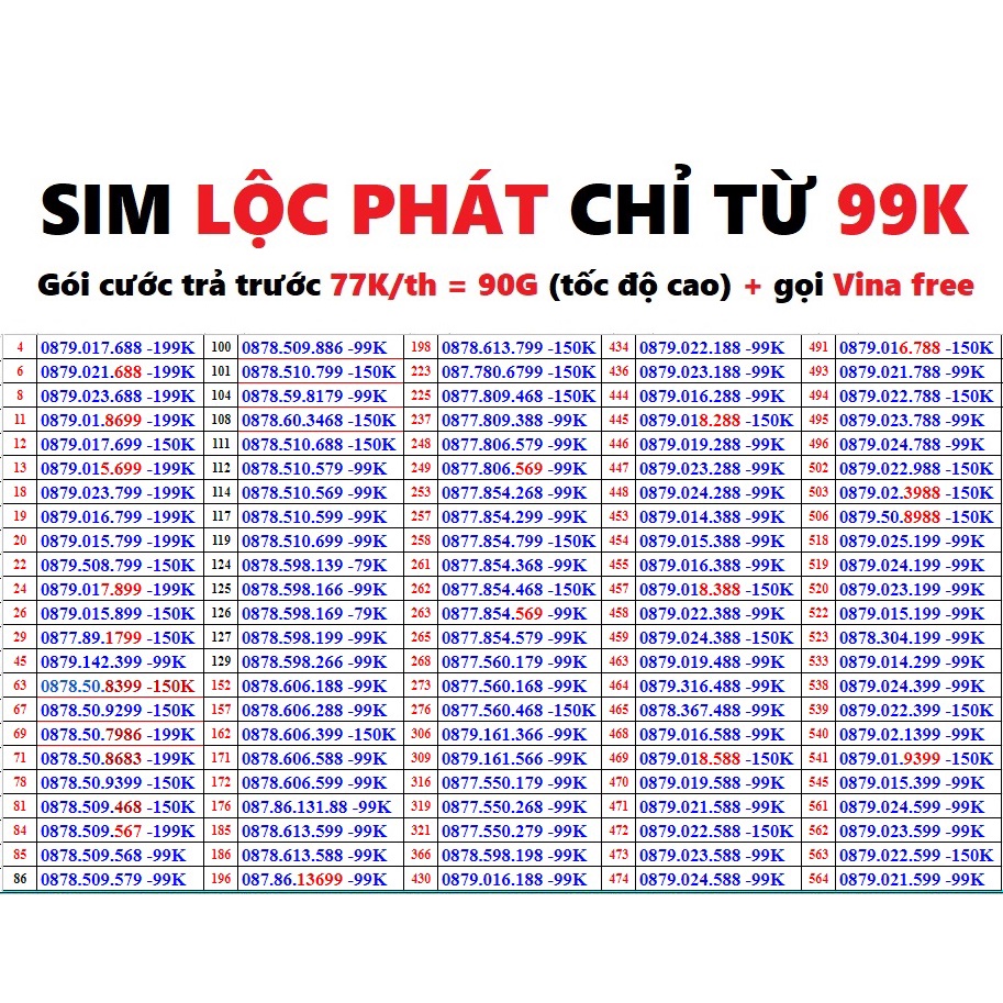 [Miễn phí tháng đầu], SIM 4G ITEL, Sim 90G/th tốc độ cao 4G mạng VINAPHONE, Gọi VINAPHONE miễn phí.