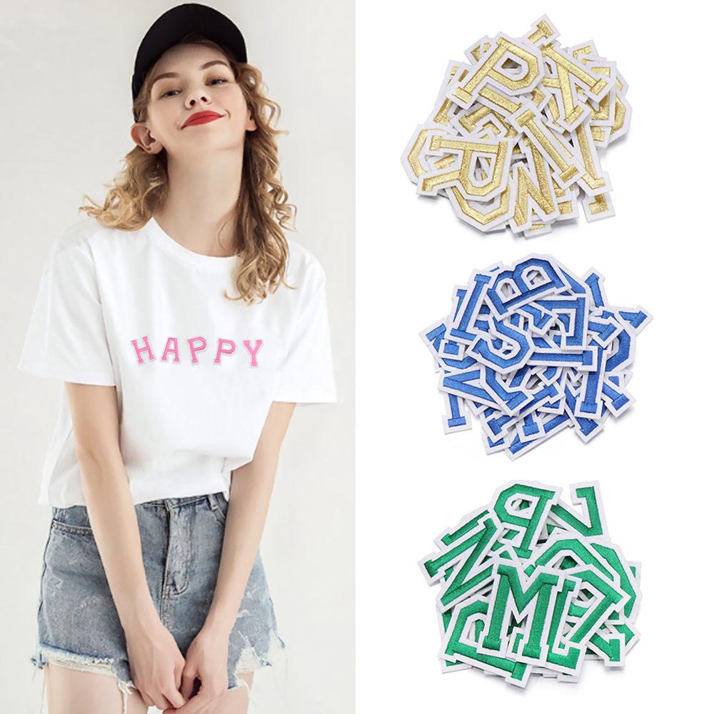 LONTIME Set 26 Miếng Dán Ủi Quần Áo Hình Chữ Cái