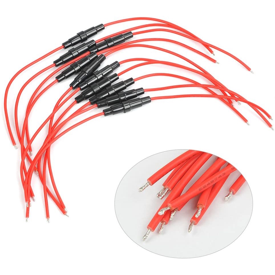 Vỏ Cầu Chì Ống Có Dây Nối 5x20mm, 6x30mm