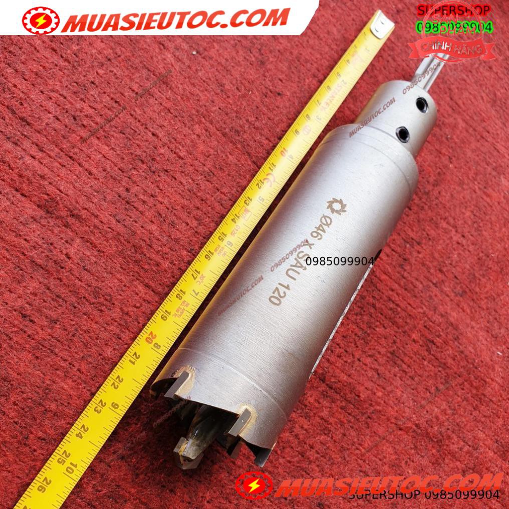Mũi khoan rút lõi khoét tường gạch sâu Phi 42 x 120 mm không khoan bê tông, không khoan chế búa