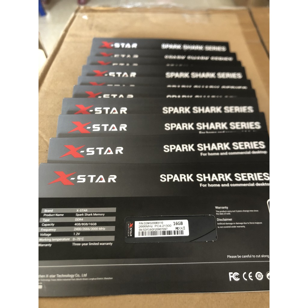 Ram DDR4 XSTAR 16gb bus 2666 tản nhiệt bảo hành chính hãng 36 tháng