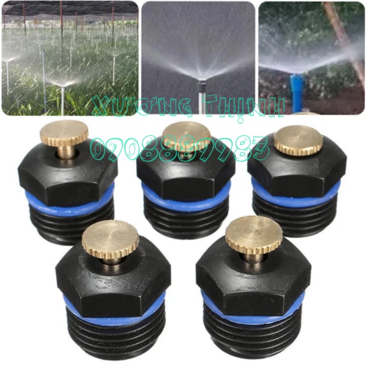 BỘ 5 BÉC PHUN MƯA ĐIỀU CHỈNH LƯU LƯỢNG S7 - có video