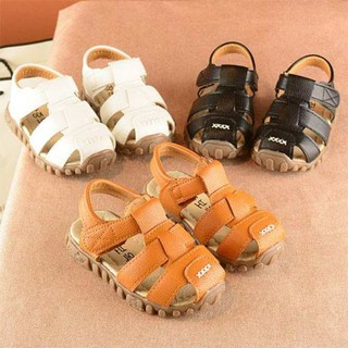 Sandal da rọ bé trai bé gái quảng châu màu trắng