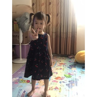 Đầm Váy bé gái cherry