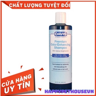 Sữa tắm trắng cho thú cưng chó mèo Davis Premium color enhancing 355ml