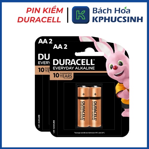 Pin kiềm Duracell Everyday aa vỉ 2 viên KPHUCSINH - Hàng Chính Hãng