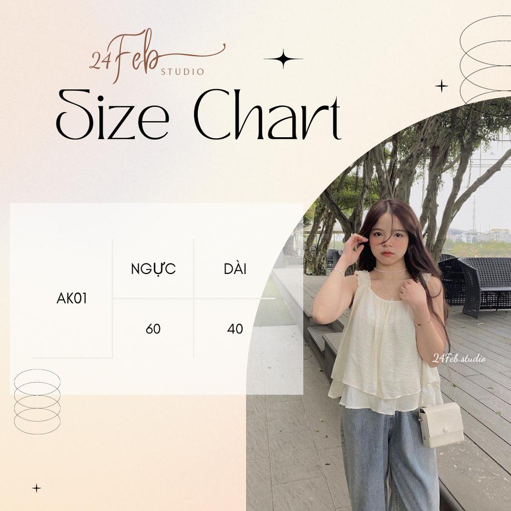 Áo hai dây bản tô chất tơ bồng dáng babydoll phong cách vintage Hàn Quốc