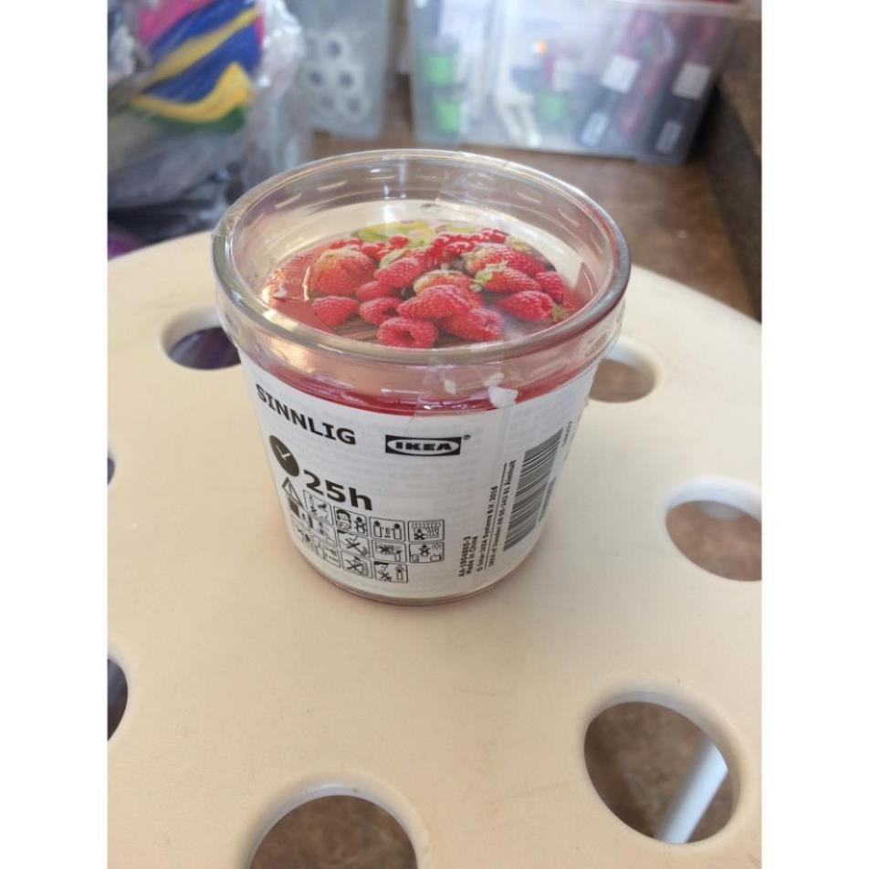 có sẵn có sẵn Nến thơm cốc hương Red garden berries Ikea 7,5cm (Đỏ)