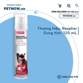 Xịt chống mèo cào đồ Beaphar Indoor Behavior 125ml