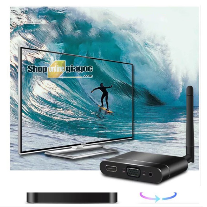 Thiết Bị Chia Sẻ Hình Ảnh Không Dây Mirascreen X6W AV+HDMI+VGA | BigBuy360 - bigbuy360.vn
