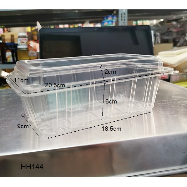 Hộp Nhựa Đựng Bánh H144 (set 50, sét 100)