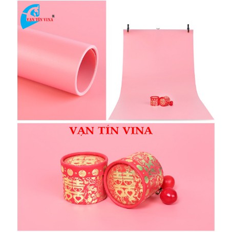 Phông nền  chụp ảnh nhựa PVC Màu Hồng