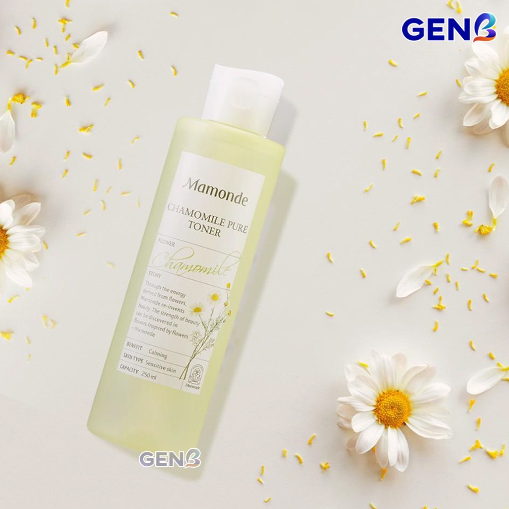 Toner Nước Hoa Hồng Diếp Cá Mamonde Hoa Cúc Centella - Tonner Mamonde Cấp Ẩm Cho Da Dầu Mụn, Da Khô Nhạy Cảm Genb