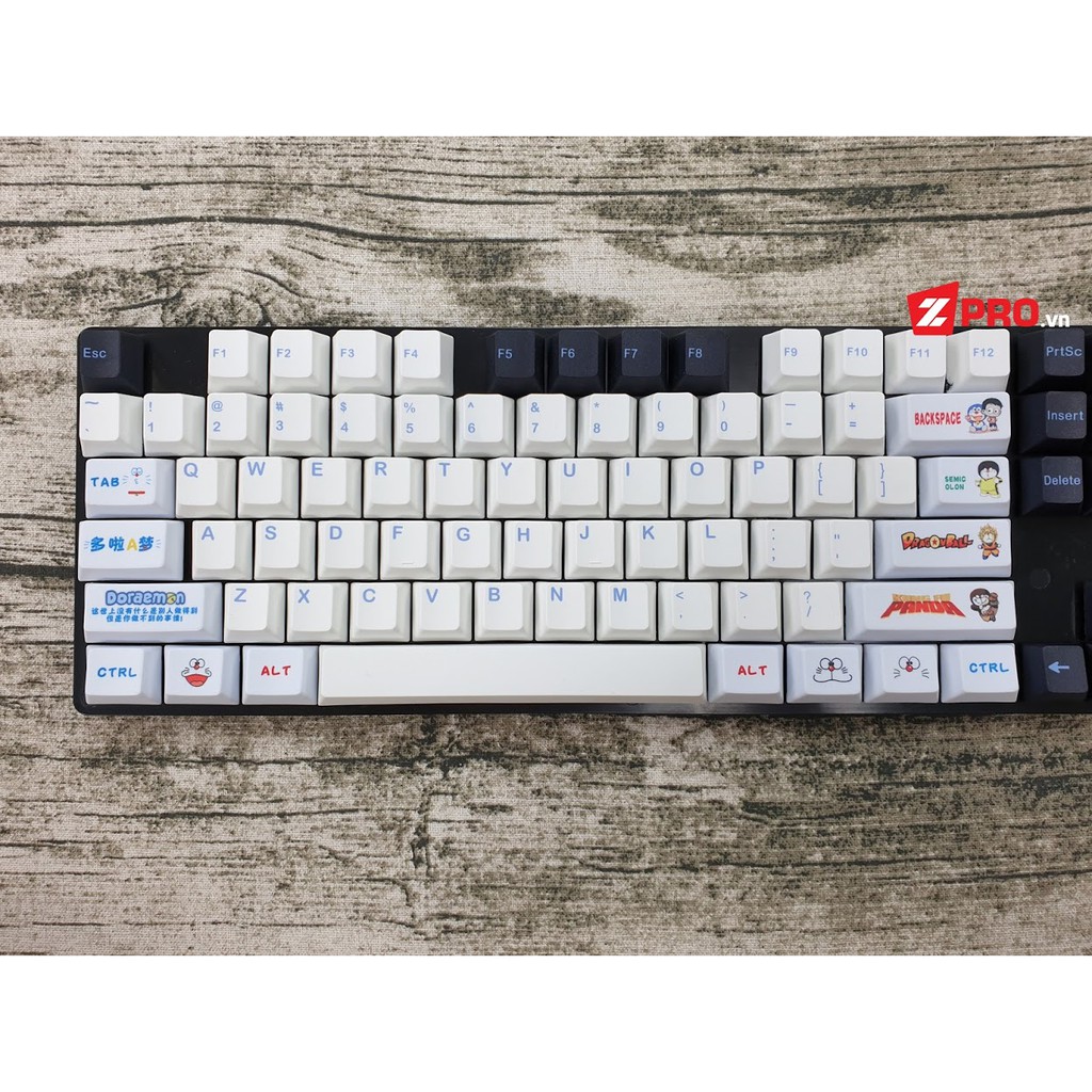 Bộ Keycap PBT Modifier Doremon Cosplay