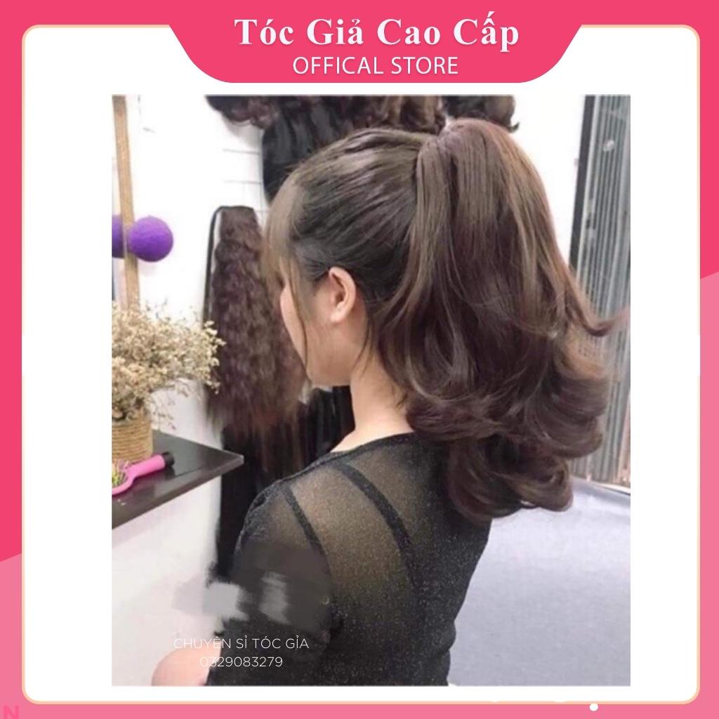 Tóc giả ❤️FREESHIP❤️ Tóc giả ngoặm xoăn ngắn n52