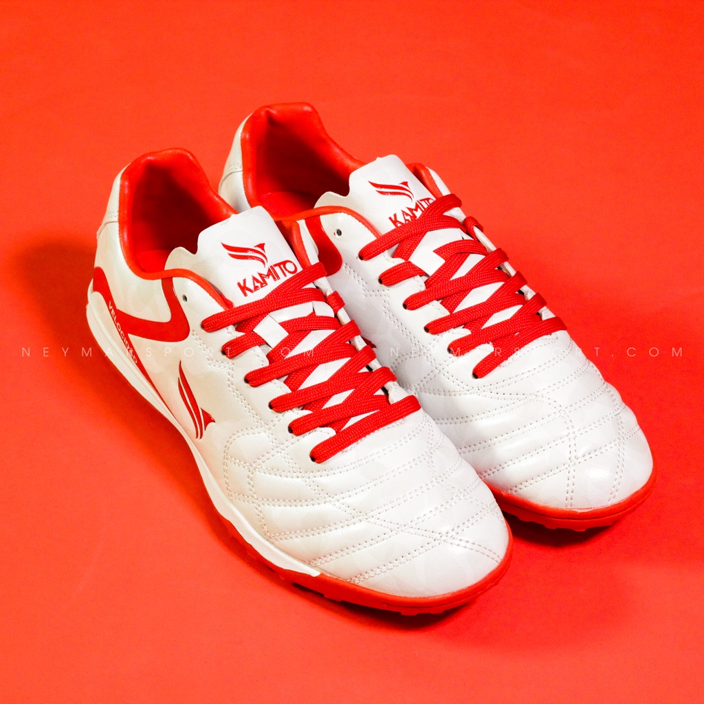 Giày đá bóng Kamito Velocidad Legend TF - White/Red