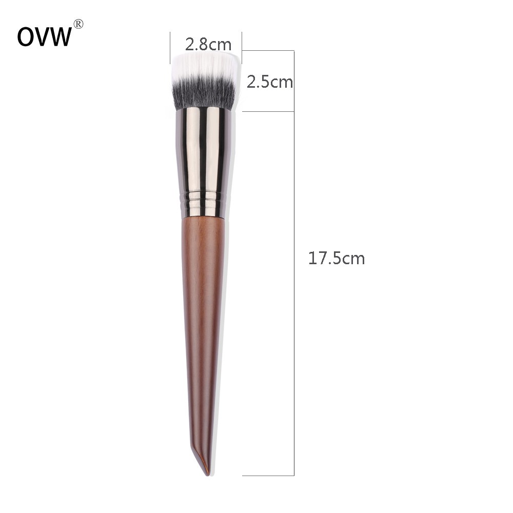 Cọ Đánh Phấn Má Hồng OVW N8 Thiết Kế Đầu Phẳng Chất Lượng Cao